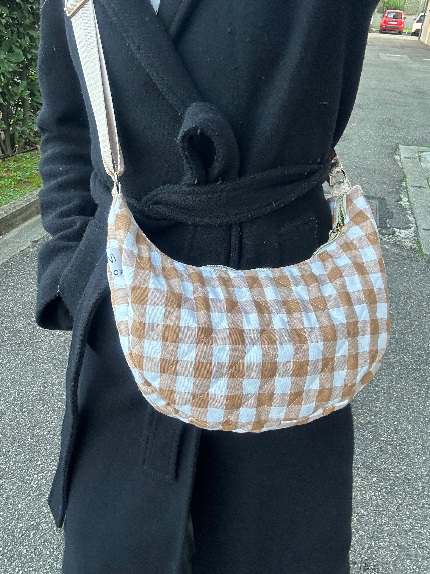 MOON BAG VICHY SENAPE