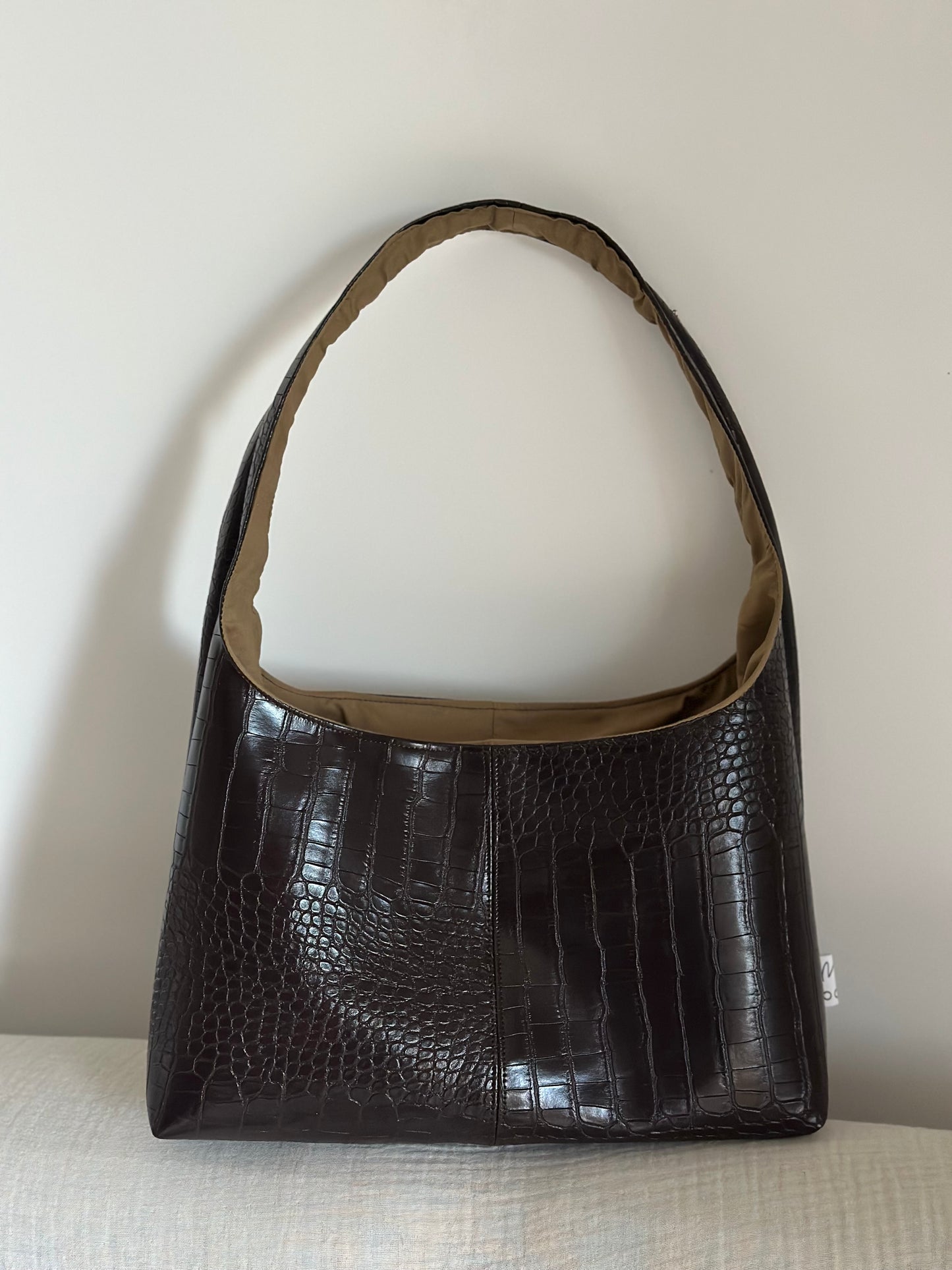 HOBO COCCO DARK BROWN PISTACCHIO