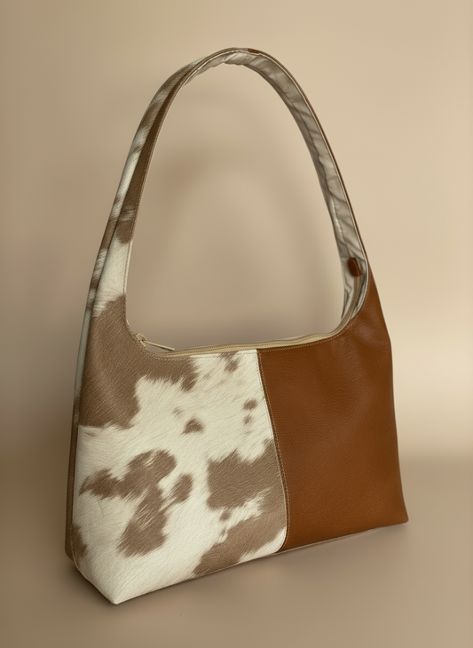 HOBO COW PATCHWORK MARRONE