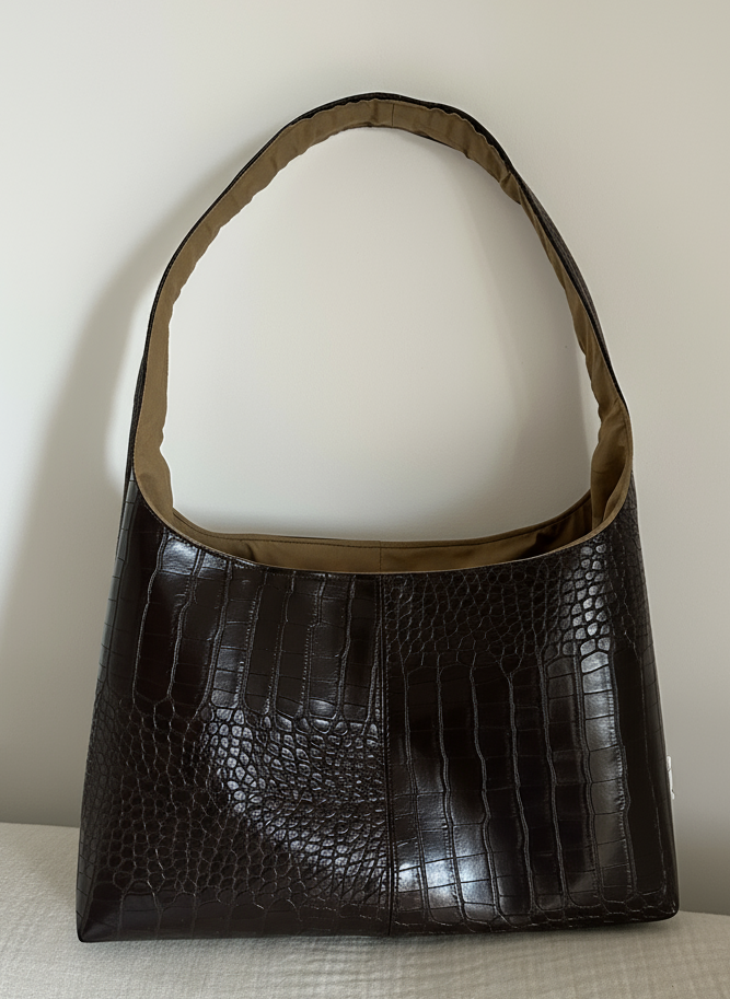 HOBO COCCO DARK BROWN PISTACCHIO