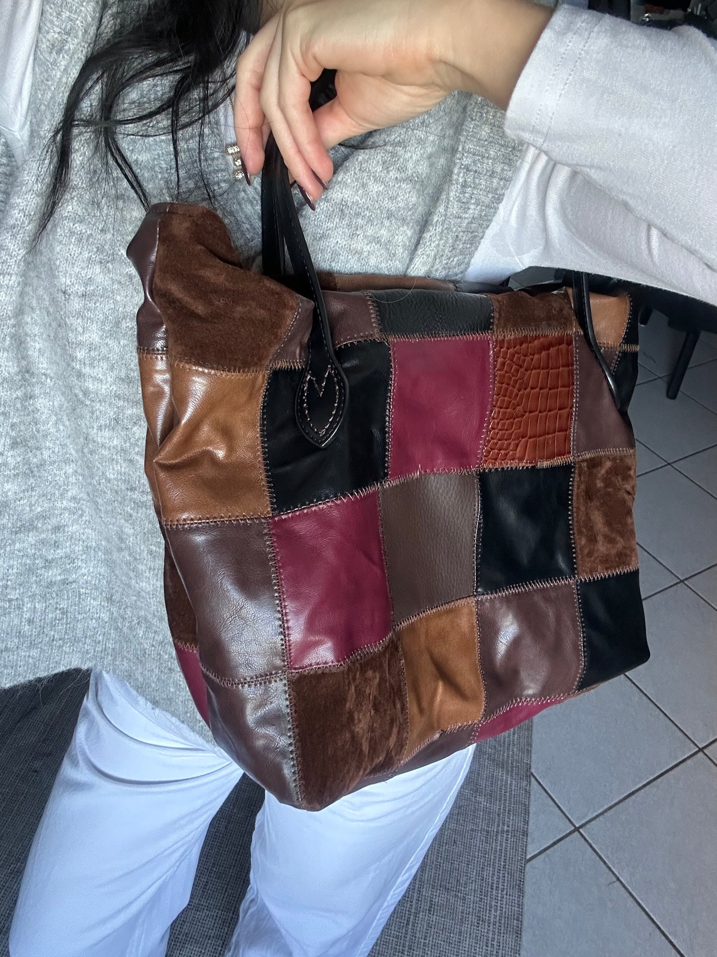 SHOPPING BAG PATCHWORK