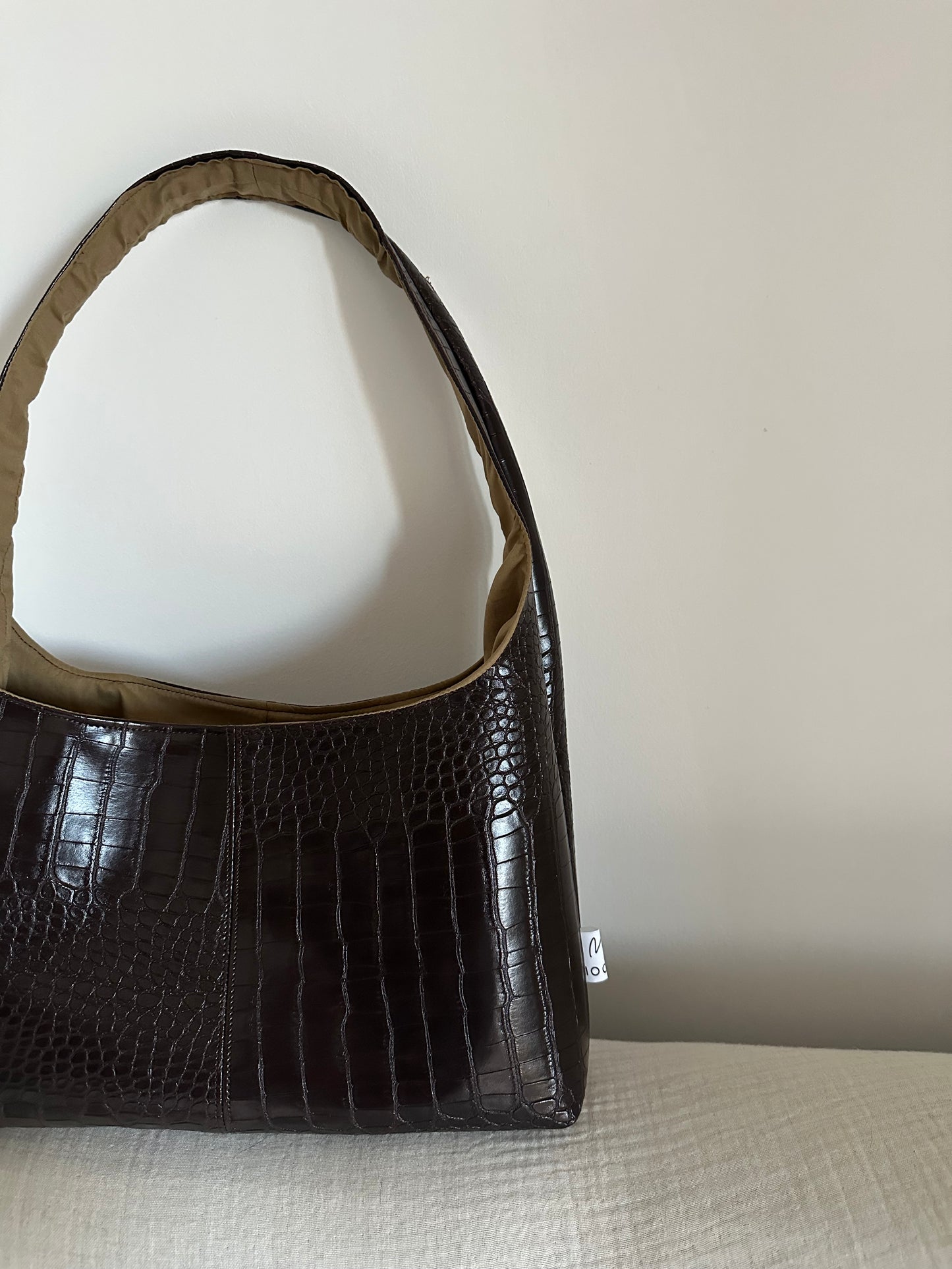 HOBO COCCO DARK BROWN PISTACCHIO